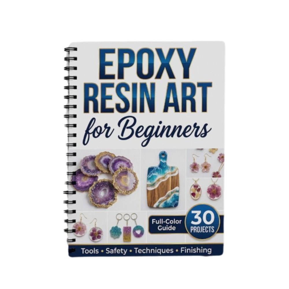 Resin Craft For Beginners - 단계별 에폭시 레진 아트 핸드북 30가지