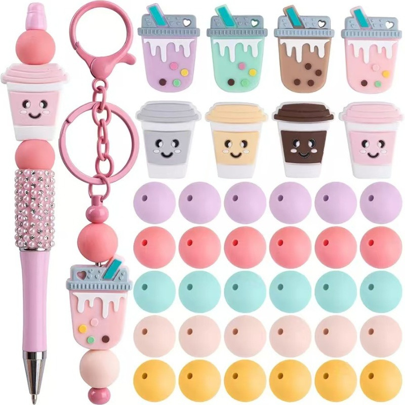 Mixing Cup Silicone - 48개 혼합 스타일 커피 & 음료