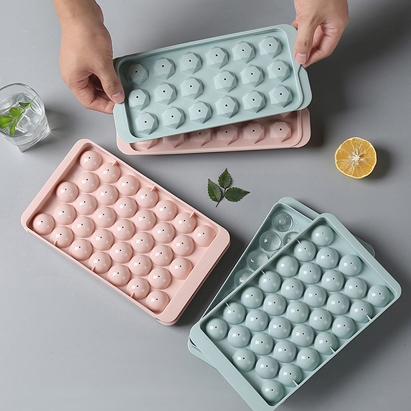 Coaster Mold Round - 1Pc 3D 라운드 트레이 뚜껑 포함