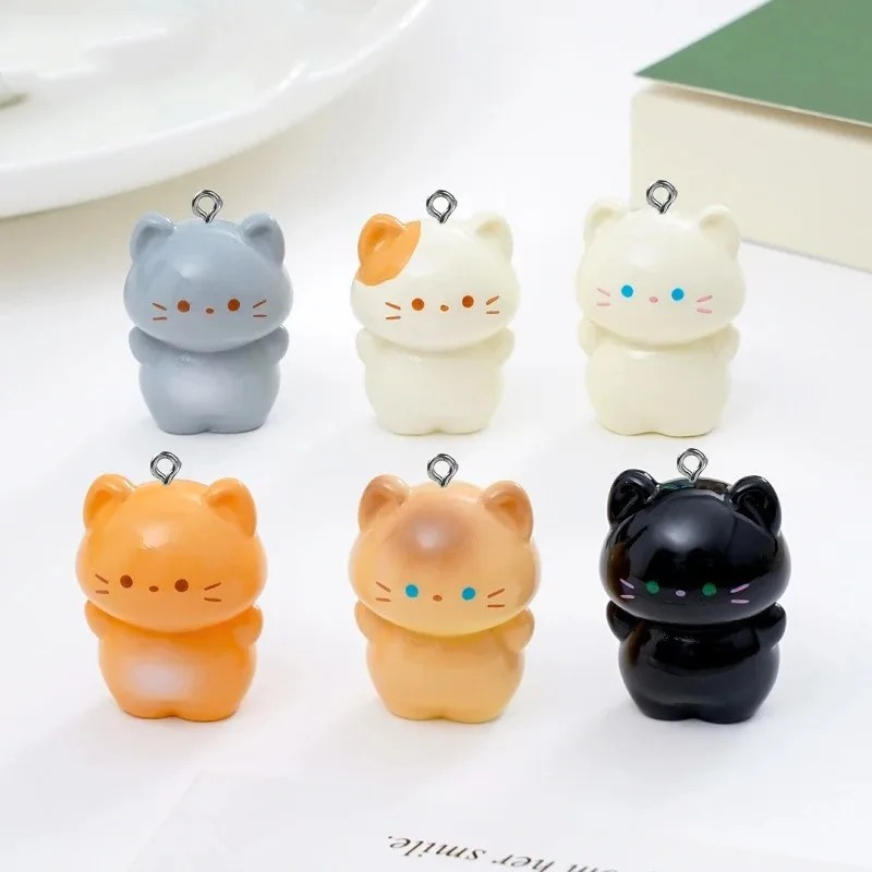 10개입 달콤한 3D 입체 새끼 고양이 레진 참 장식품 - Resin Craft Projects 리뷰 및 가격