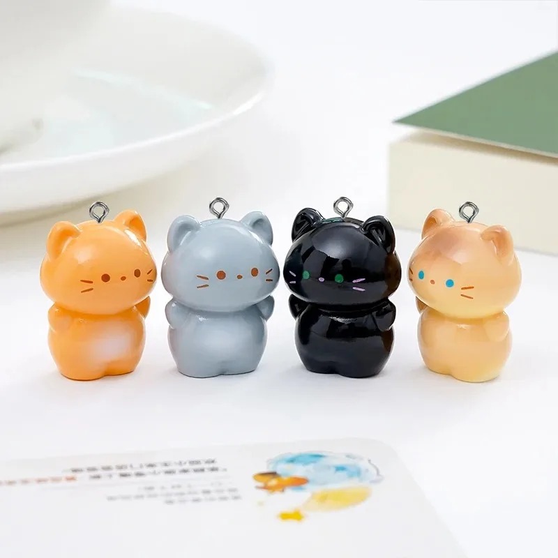 10개입 달콤한 3D 입체 새끼 고양이 레진 참 장식품 - Resin Craft Projects 리뷰 및 가격