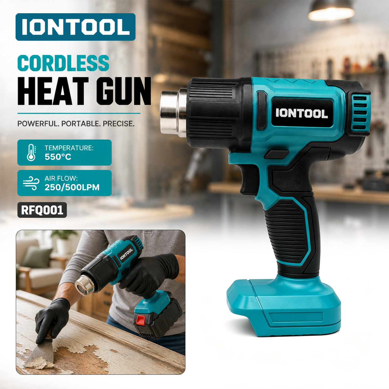 IONTOOL 휴대용 무선 열풍기 550 ℃   가정용 - Heat Gun Small 리뷰 및 가격
