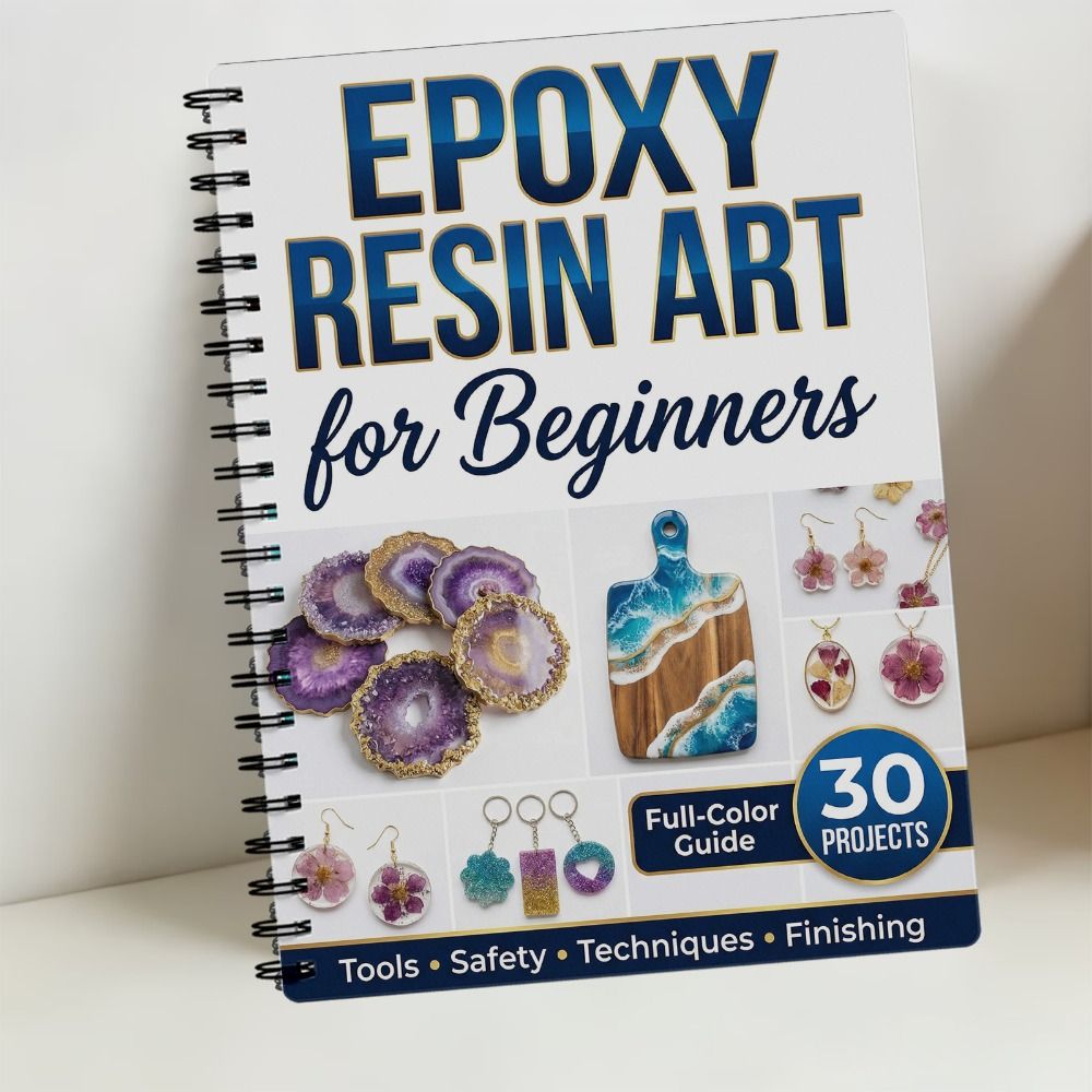 단계별 에폭시 레진 아트 핸드북 30가지 프로젝트 창의 - Resin Craft For Beginners 리뷰 및 가격