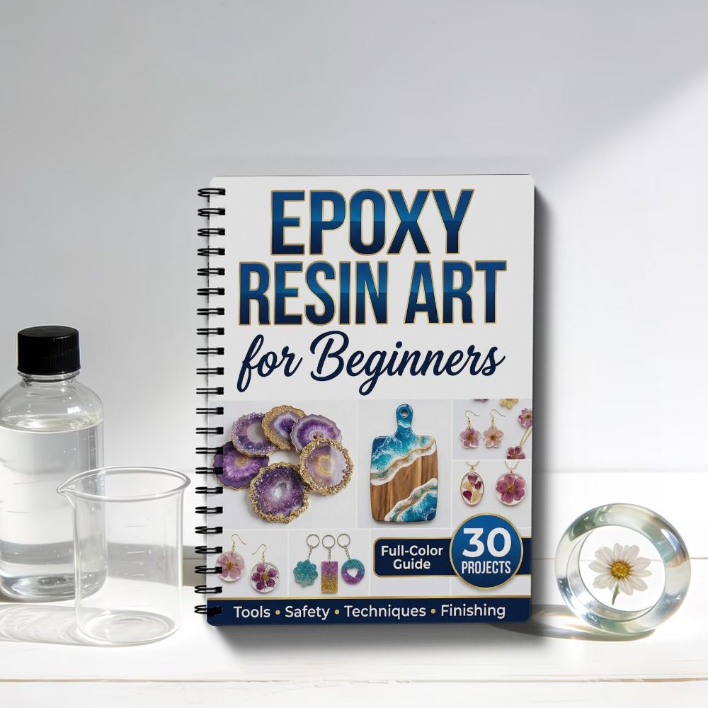 단계별 에폭시 레진 아트 핸드북 30가지 프로젝트 창의 - Resin Craft For Beginners 리뷰 및 가격