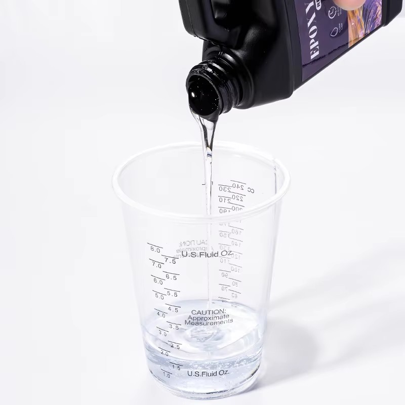 쉬운 믹스 1:1 에폭시 수지 키트 크리스탈 클리어-노 - Mixing Cup Silicone 리뷰 및 가격