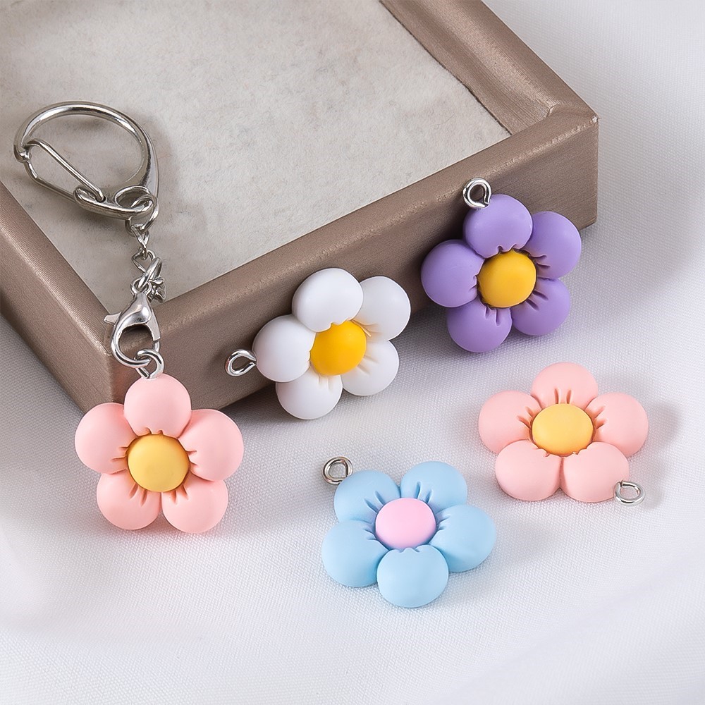 10pcs 1pcs 21*25mm 다채로운 수지 귀여운 - Flower Preservation Resin 리뷰 및 가격
