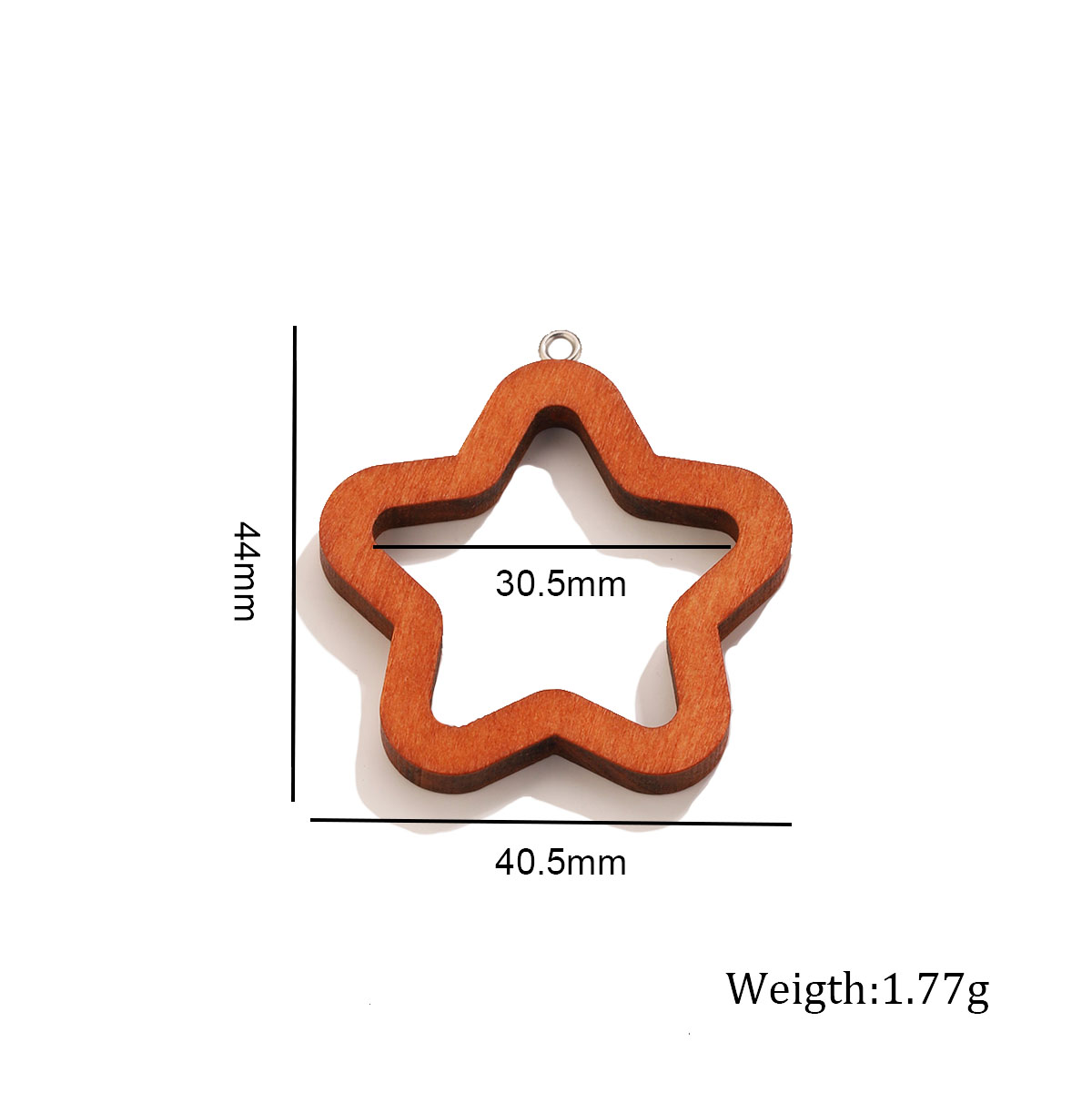 10PCS 삼각형 직사각형 나무 기하학적 참 장식품 귀 - Resin Craft Projects 리뷰 및 가격