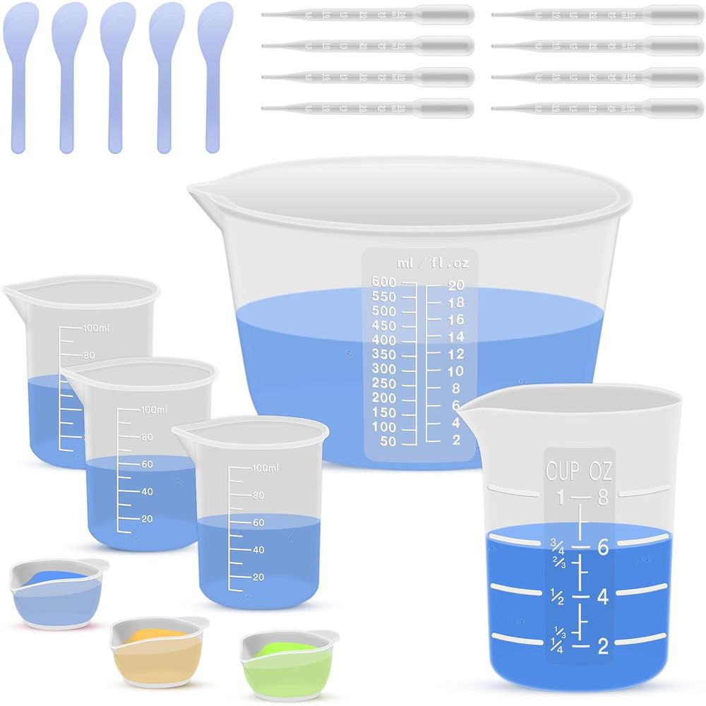 실리콘 레진 혼합용 계량컵 또는 레진 재료, 600ml - Mixing Cup Silicone 리뷰 및 가격