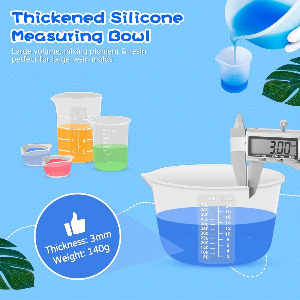 실리콘 레진 혼합용 계량컵 또는 레진 재료, 600ml - Mixing Cup Silicone 리뷰 및 가격